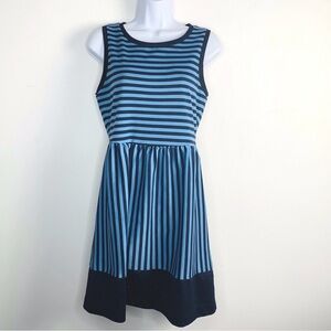 The Limited Navy and Black Striped Dress
